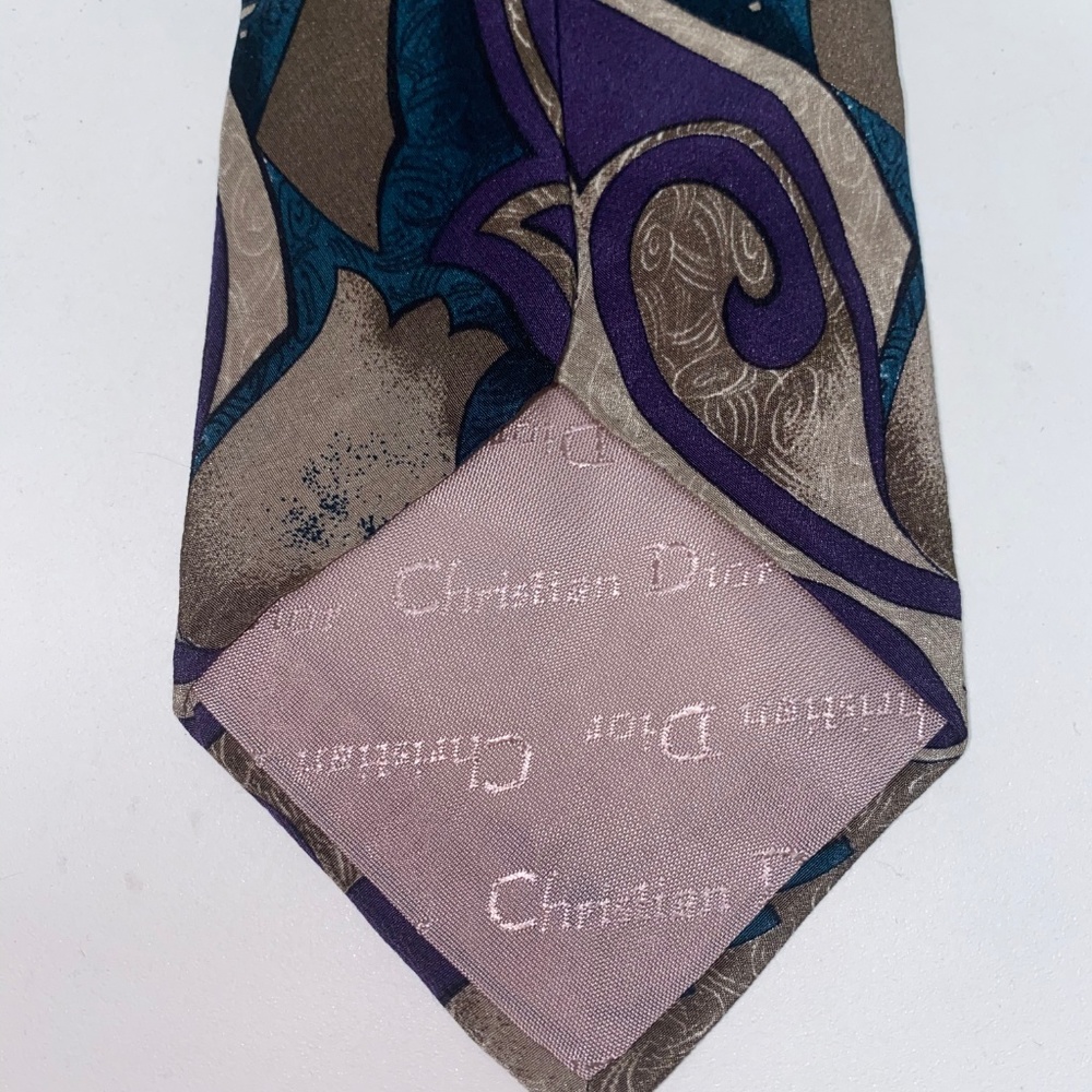 VINTAGE Christian Dior Tie - Picture 4 of 5